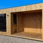 sauna premium 500 pohľad na vchod zpredu