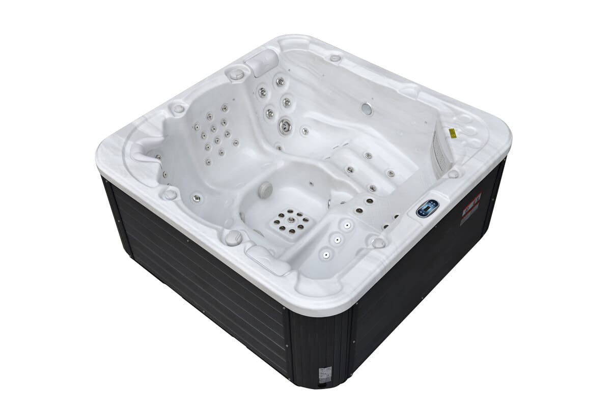 vírivka santoriny pohľad z boku čierna