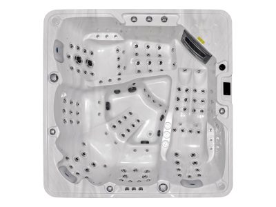 Monaco jakuzzi, felülnézet a fúvókákra