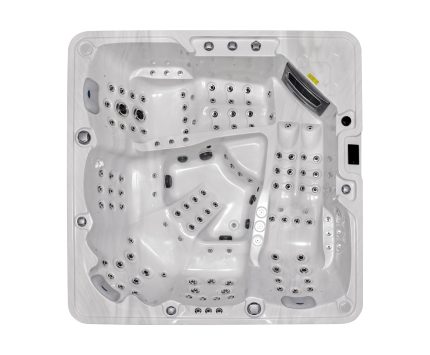 Monaco jakuzzi, felülnézet a fúvókákra